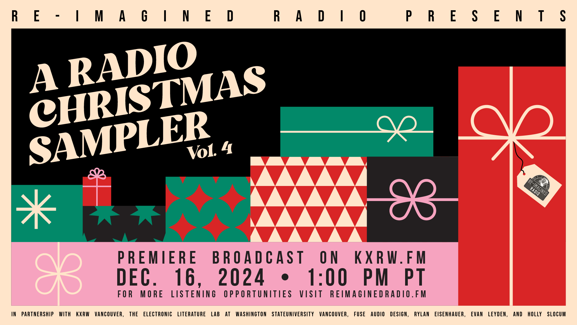 A Radio Christmas Carol landscape poster 2024