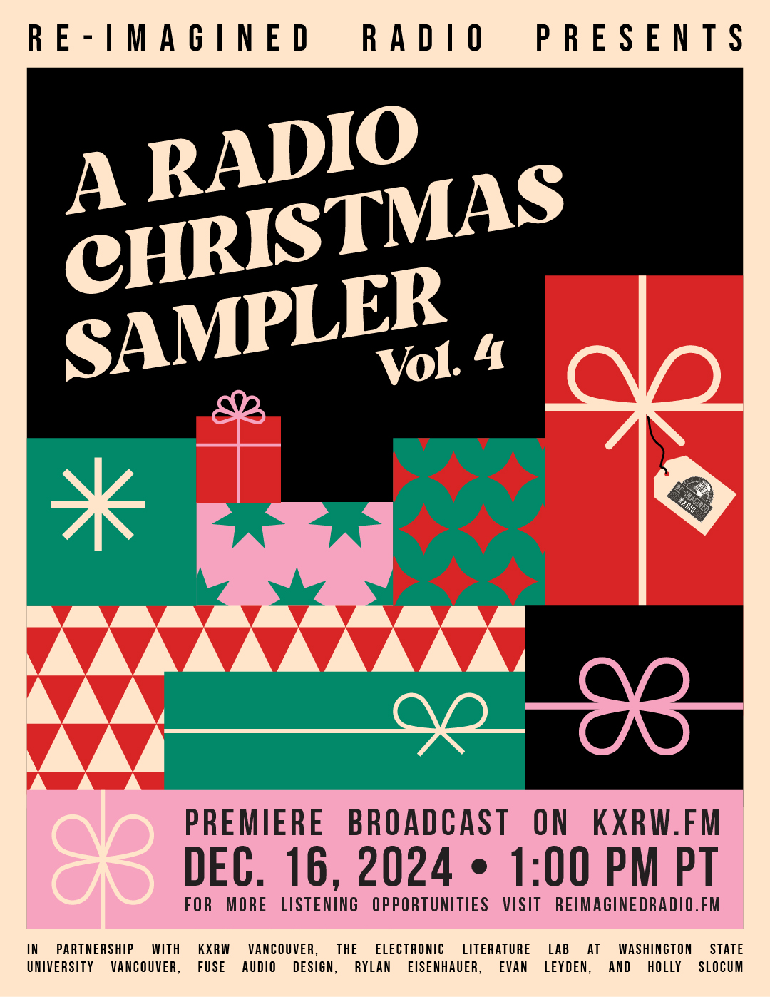 A Radio Christmas Carol full poster 2024