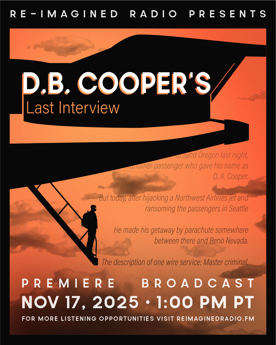 D.B. Cooper's Last Interview 2025 web poster