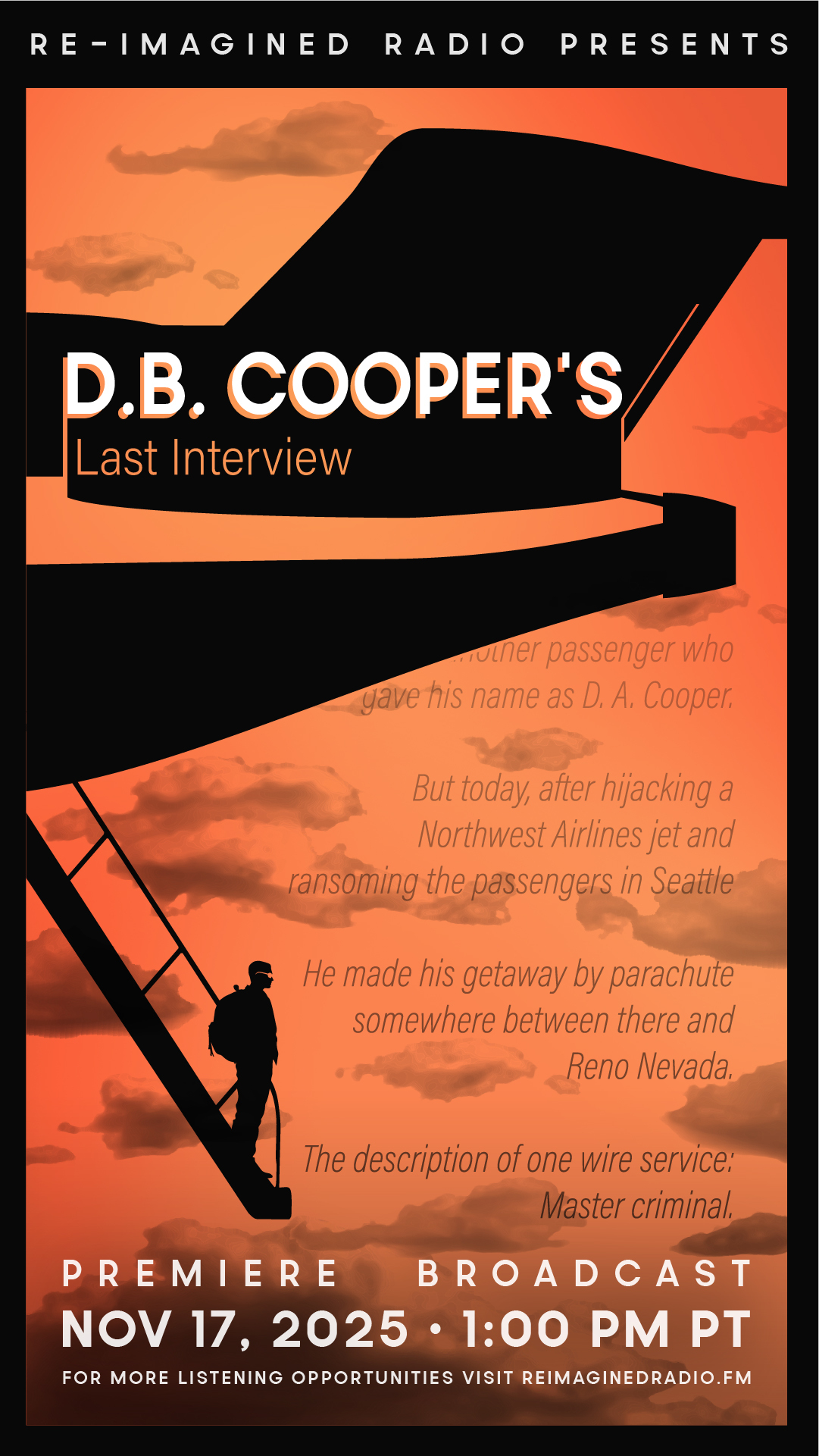 D.B. Cooper's Last Interview vertical poster