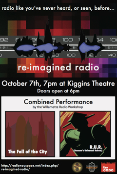 The Fall of the City and R.U.R. poster